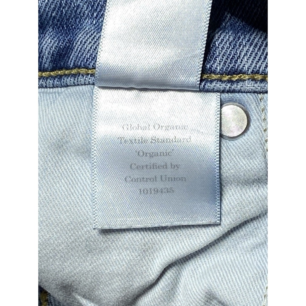 Everlane 90s Cheeky High Rise Straight Leg Jeans Womens 31 Crop Blue Denim Denim - Picture 7 of 9